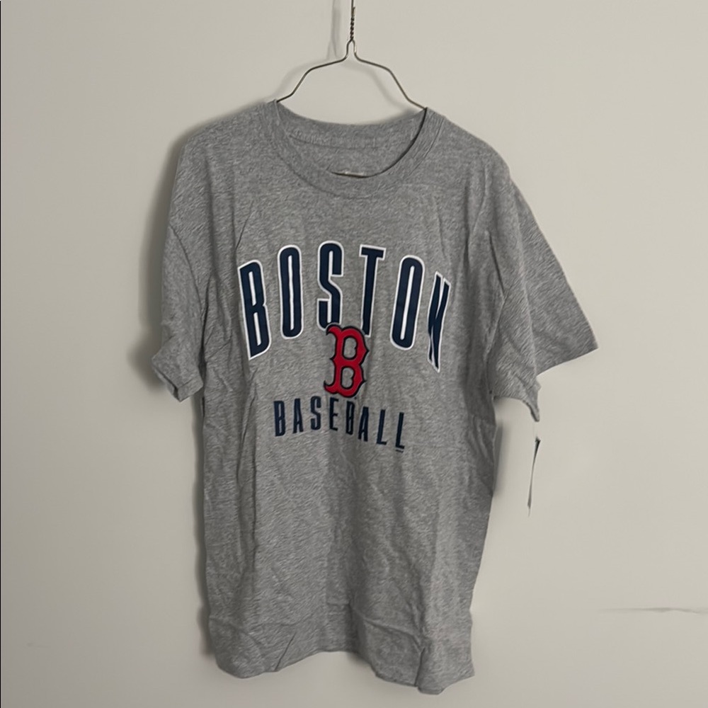 Gray Boston red sox Baseball T-Shirt
